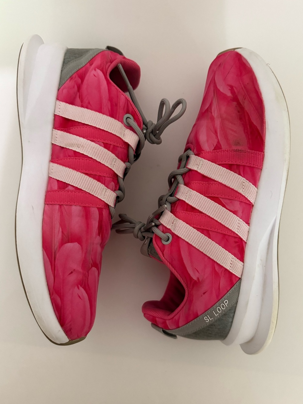 Adidas pink feather SL Loop racer women’s sz 9 sneaker